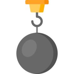 Demolition crane