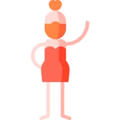 Man dressed as a woman