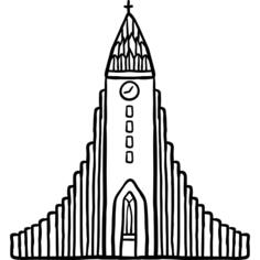 从Hallgrímskirkja