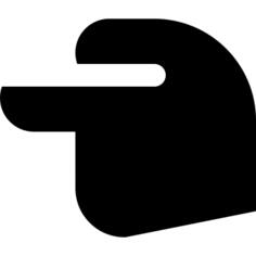 Pointing left