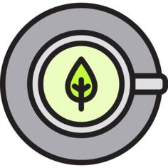 Hot green tea
