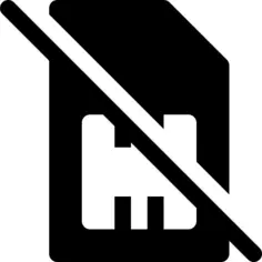 No sim card