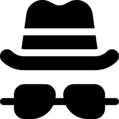 帽子和眼镜
