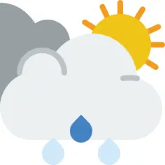 多雨的
