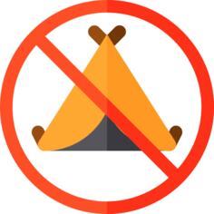 禁止野营
