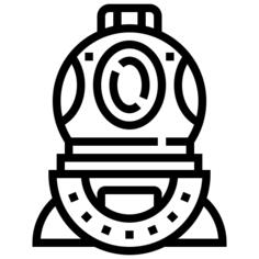 Diving helmet