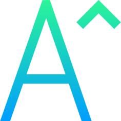 Resize font