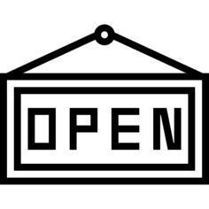Open sign