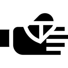 Bandaged finger