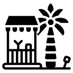 海滩小屋