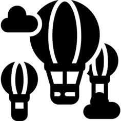 Hot air balloons