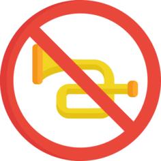 No music