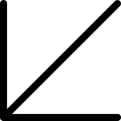 Diagonal arrow