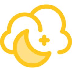 Cloudy night