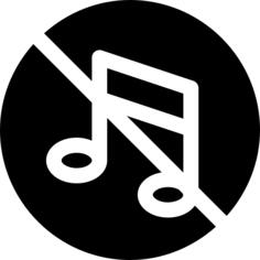 No music