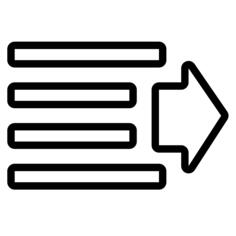 Align right
