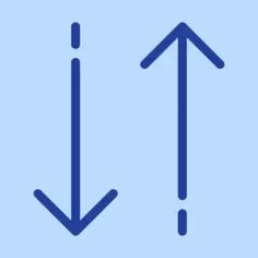 Up and down arrows