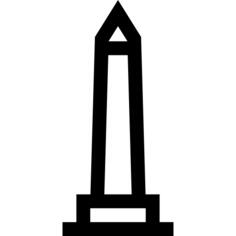 Walled obelisk