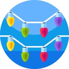 Christmas lights
