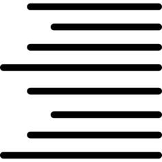 Right alignment