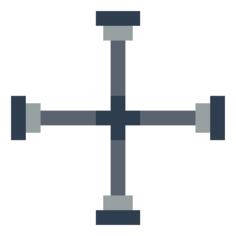 Cross wrench