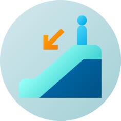 Escalator down