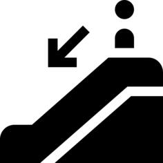 Escalator down