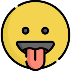 Tongue out