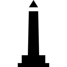 Walled obelisk