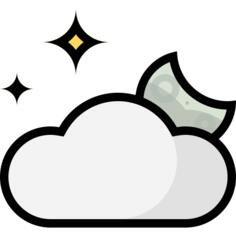 Cloudy night