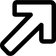 Diagonal arrow