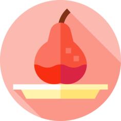 Poached pear
