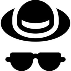 Hat and glasses