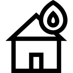 Burning house