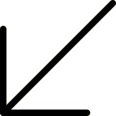 Diagonal arrow