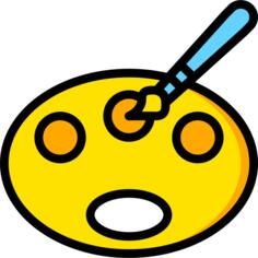 油漆调色板