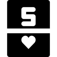 Five of hearts