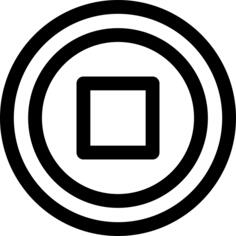Stop button