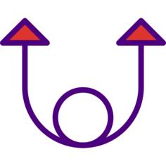 Upward