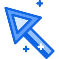 Diagonal arrow