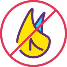 No fire