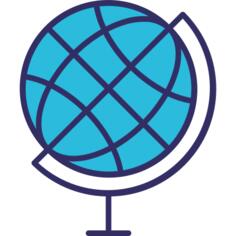 Earth globe