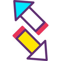 Diagonal arrows