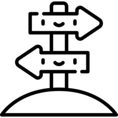 Direction sign