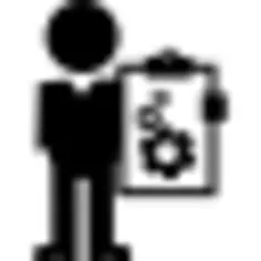 Professor with clipboard