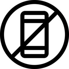 No phone