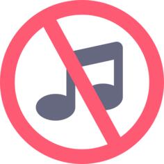 No music