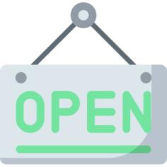 Open sign