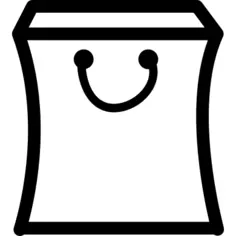 带手柄变形的购物袋