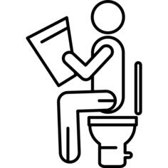 Man At Restroom